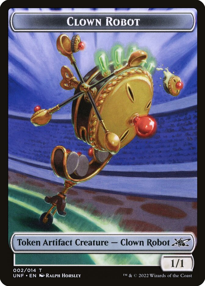 Clown Robot Token 002 2 (Unfinity)  | Good Games Modbury