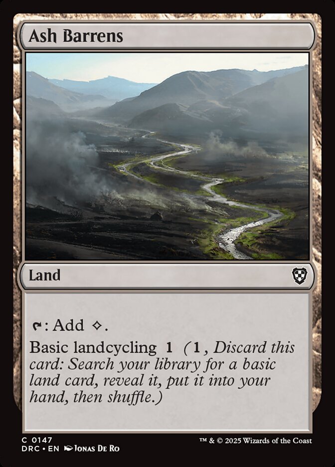 Ash Barrens 147/187 (Commander: Aetherdrift)  | Good Games Modbury