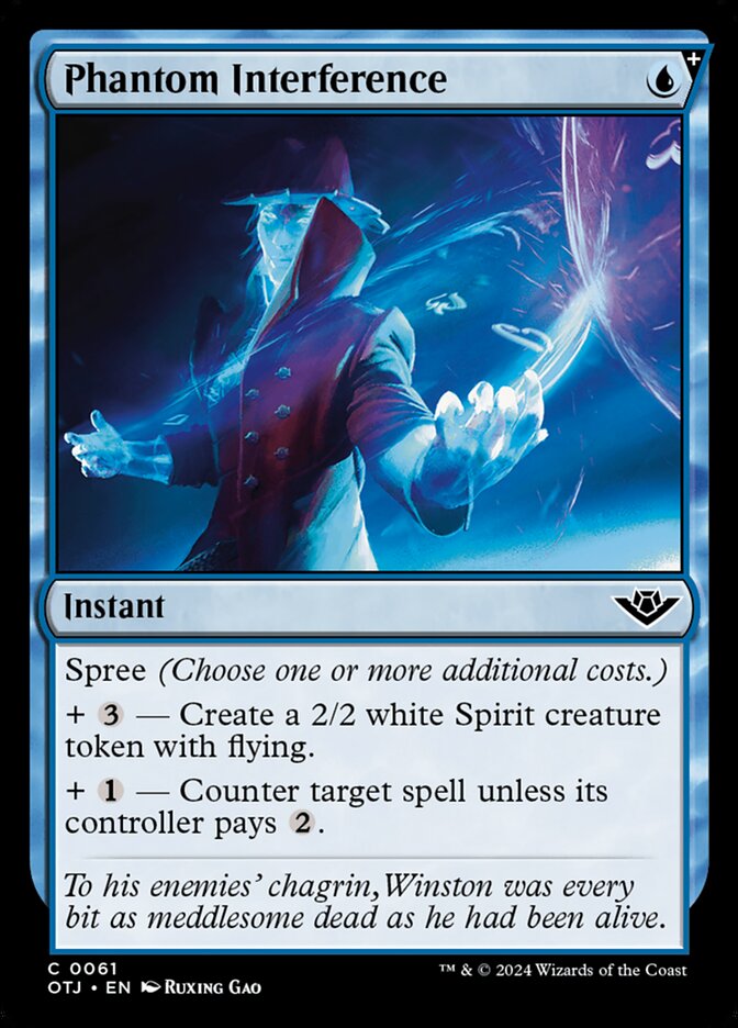 Phantom Interference 61/286 (Outlaws of Thunder Junction)  - Foil | Good Games Modbury