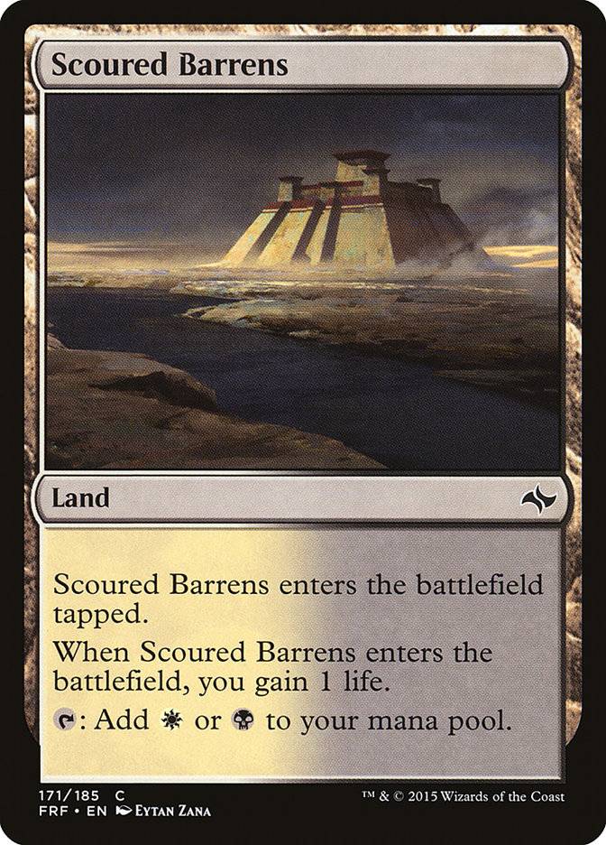Scoured Barrens 171/185 (Fate Reforged)  - Foil | Good Games Modbury