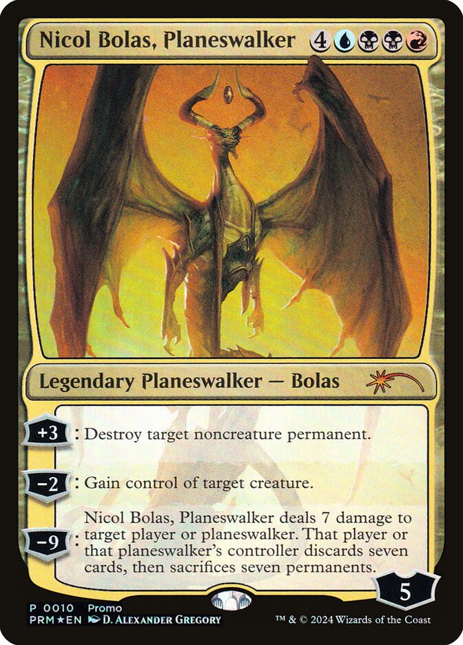 Nicol Bolas, Planeswalker 2025-10/84 (Unique and Miscellaneous Promos)  - Foil | Good Games Modbury