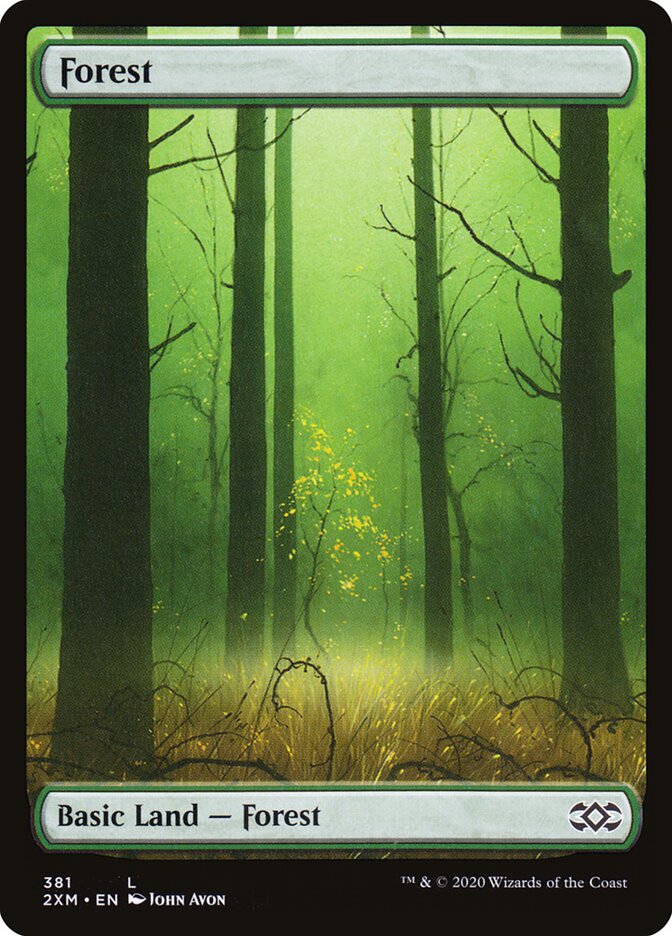Forest 381/332 (Double Masters)  - Full Art | Good Games Modbury