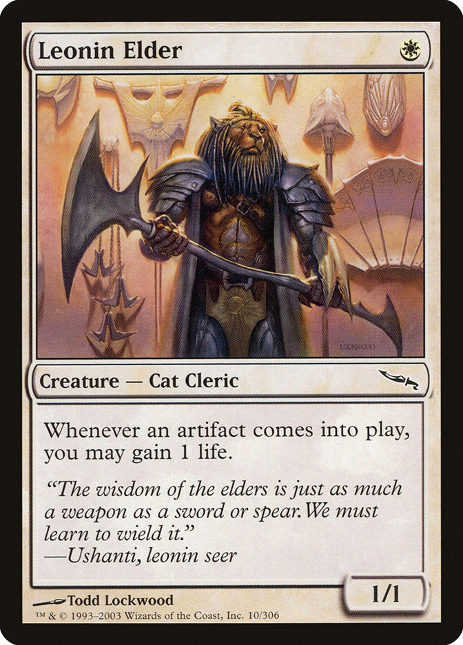 Leonin Elder 10/306 (Mirrodin)  | Good Games Modbury
