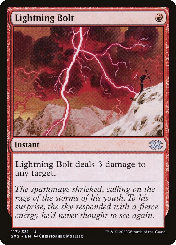 Lightning Bolt 117/331 (Double Masters 2022)  | Good Games Modbury