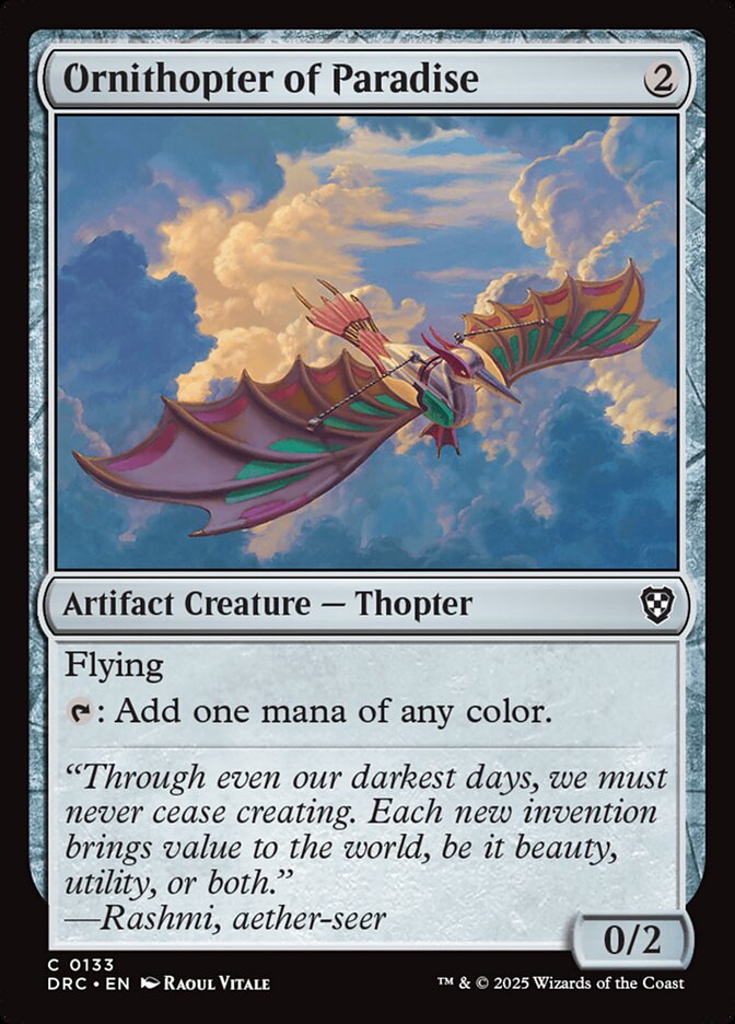 Ornithopter of Paradise 133/187 (Commander: Aetherdrift)  | Good Games Modbury