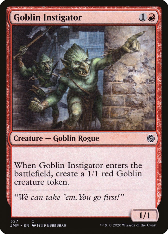 Goblin Instigator 327/495 (Jumpstart)  | Good Games Modbury