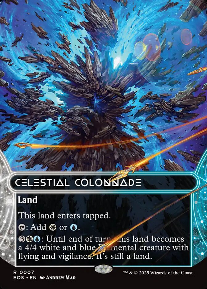 Celestial Colonnade 7 (Edge of Eternities: Stellar Sights)  - Borderless Foil | Good Games Modbury