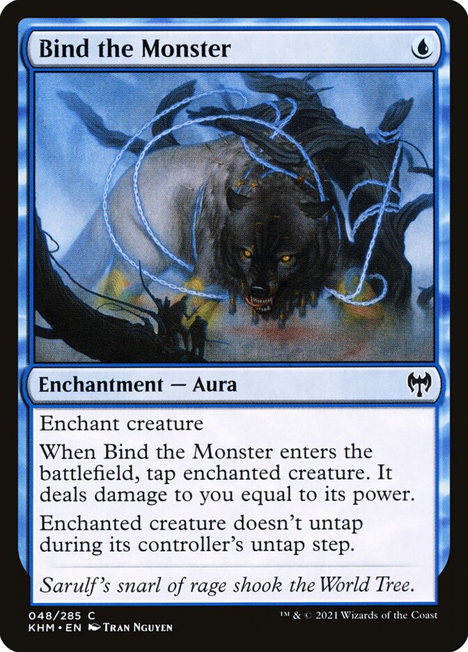 Bind the Monster 48/285 (Kaldheim)  - Foil | Good Games Modbury