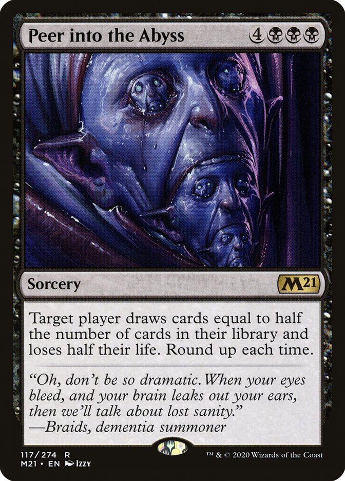 Peer into the Abyss 117 (Core Set 2021)  | Good Games Modbury