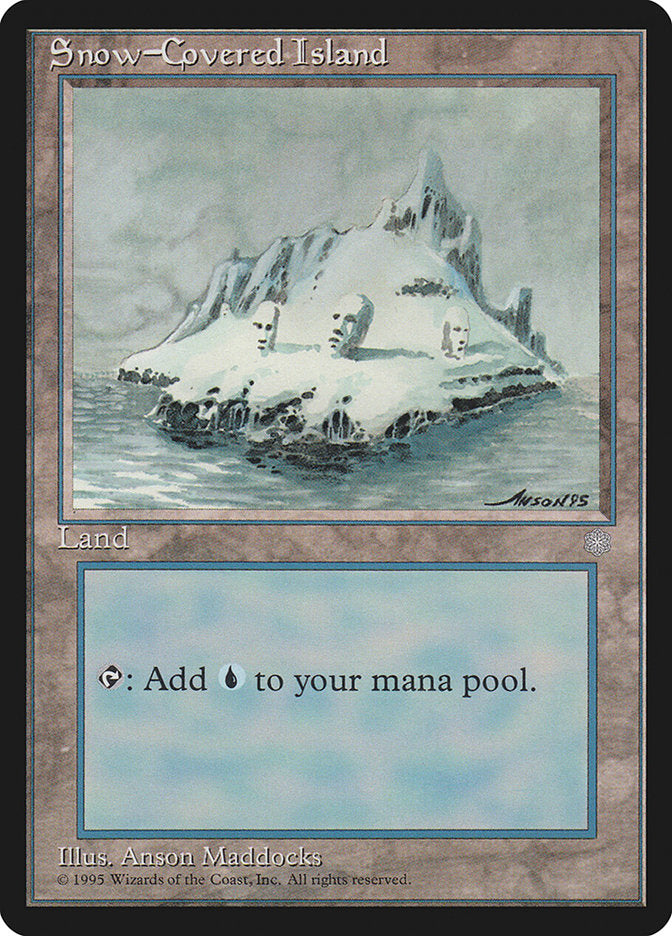 Snow-Covered Island 371/383 (Ice Age)  | Good Games Modbury