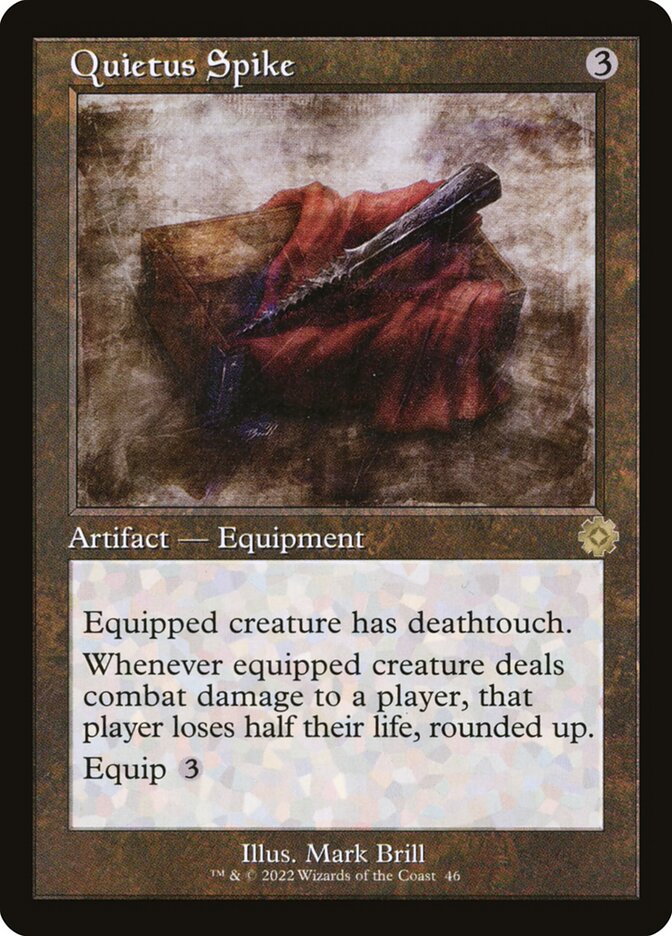 Quietus Spike 46 (The Brothers' War: Retro Frame Artifacts)  - Foil | Good Games Modbury