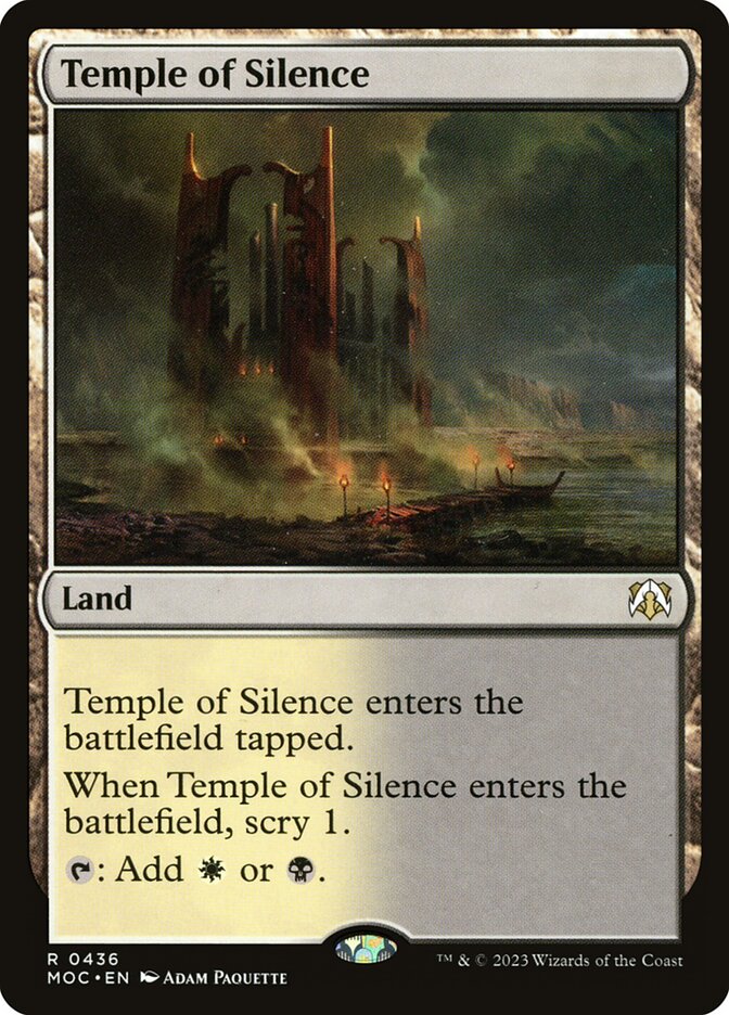 Temple of Silence 436/444 (Commander: March of the Machine)  | Good Games Modbury