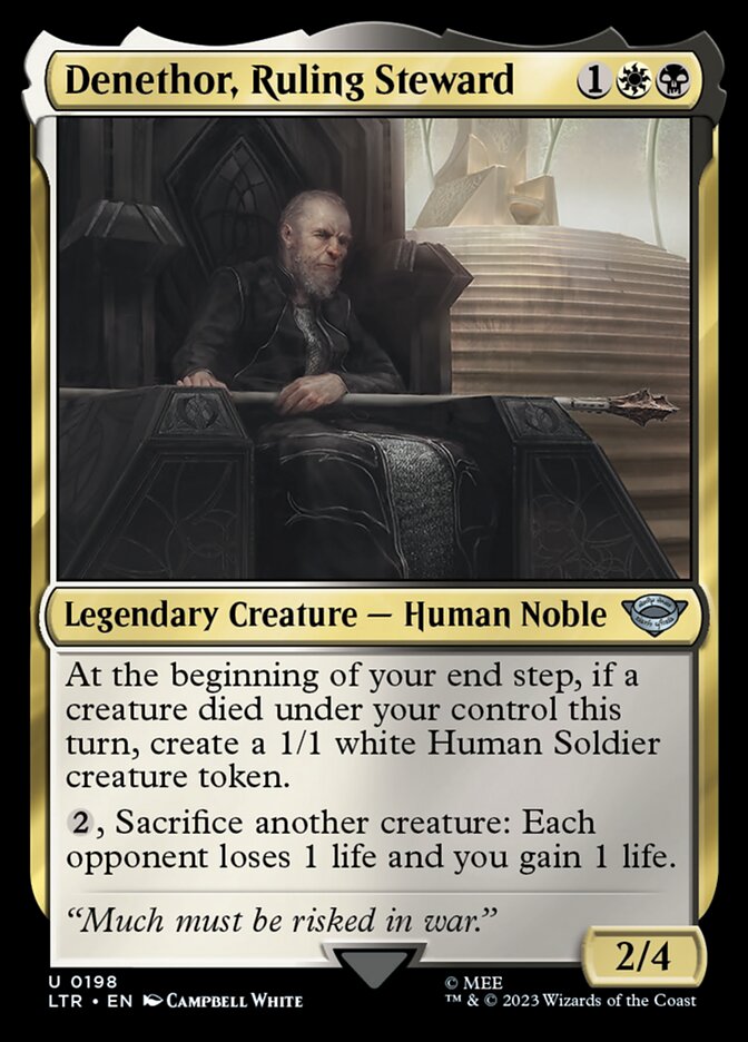 Denethor, Ruling Steward 198/281 (Universes Beyond: The Lord of the Rings: Tales of Middle-earth)  | Good Games Modbury