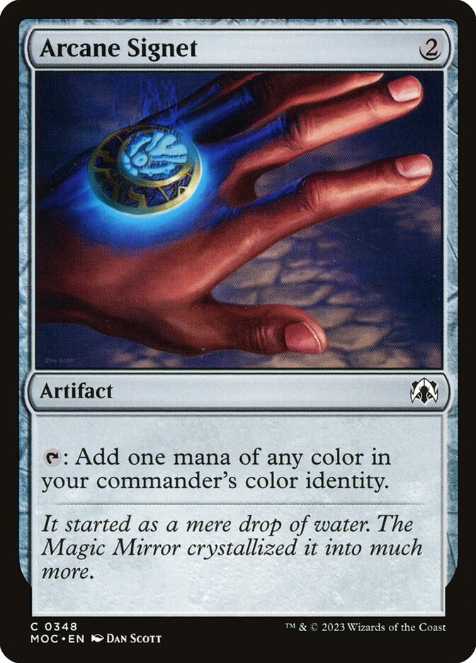 Arcane Signet 348/444 (Commander: March of the Machine)  | Good Games Modbury