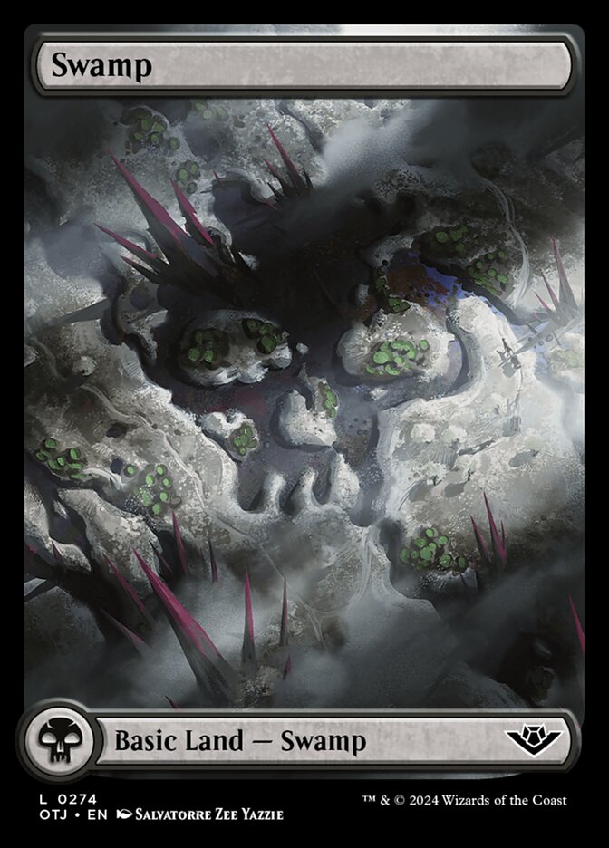 Swamp 274 (Outlaws of Thunder Junction)  - Full Art | Good Games Modbury