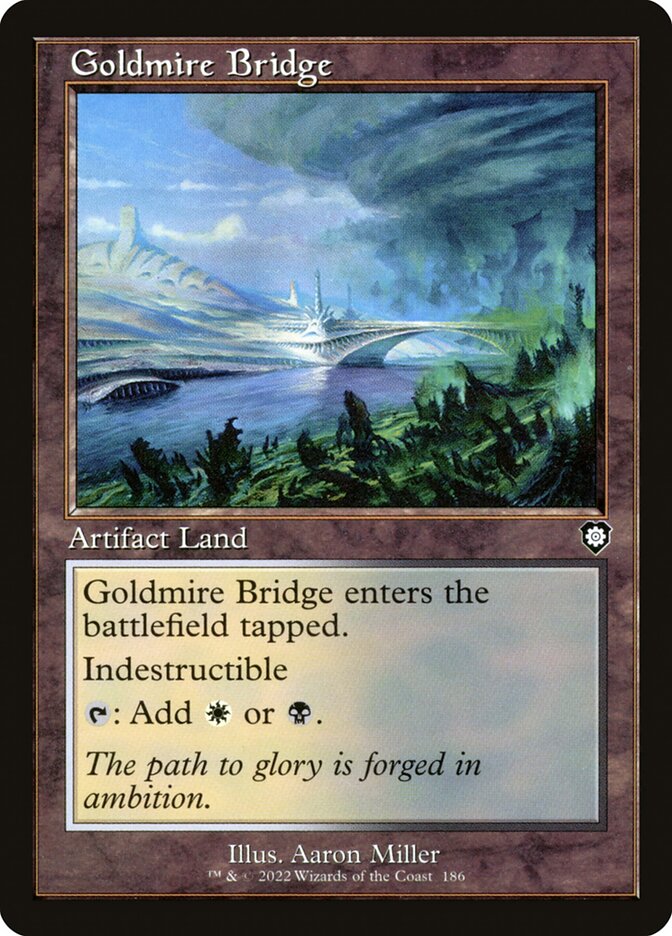Goldmire Bridge 186 (Commander: The Brothers' War)  | Good Games Modbury