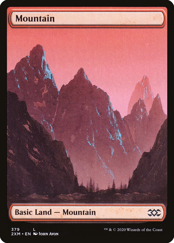 Mountain 379 (Double Masters)  - Full Art | Good Games Modbury