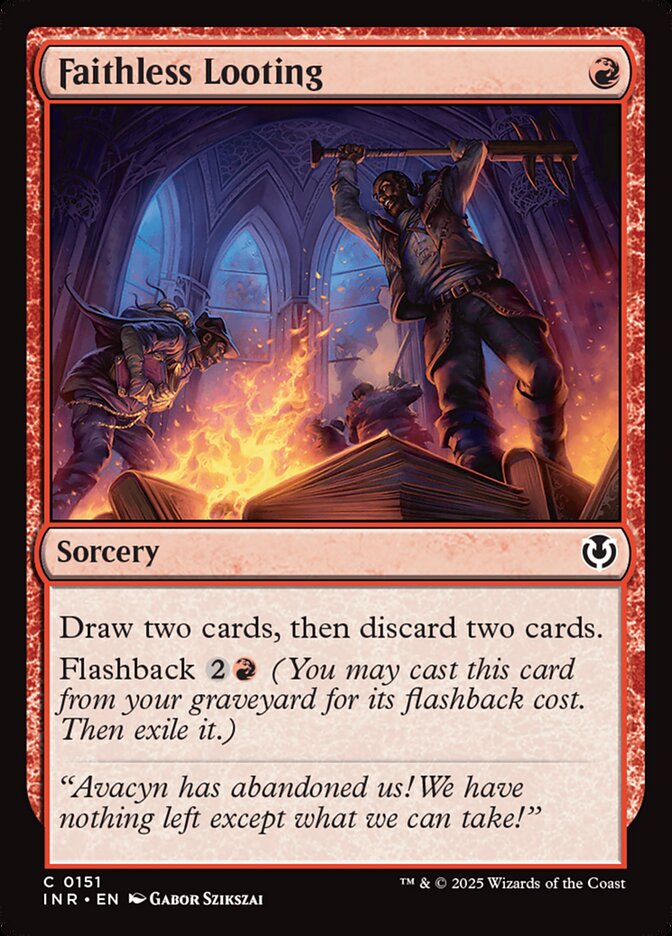Faithless Looting 151/287 (Innistrad Remastered)  - Foil | Good Games Modbury