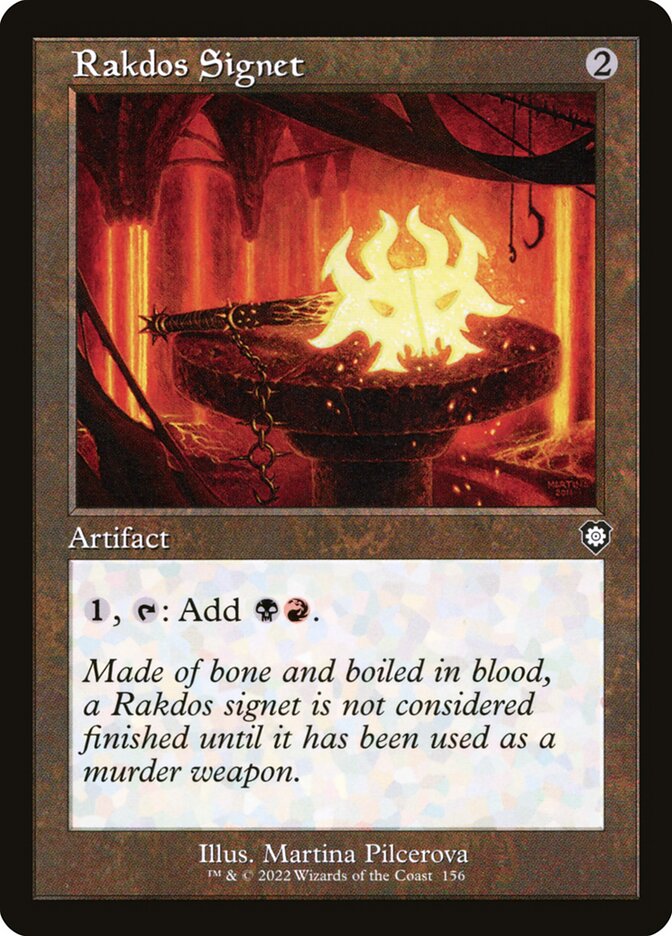Rakdos Signet 156/40 (Commander: The Brothers' War)  | Good Games Modbury