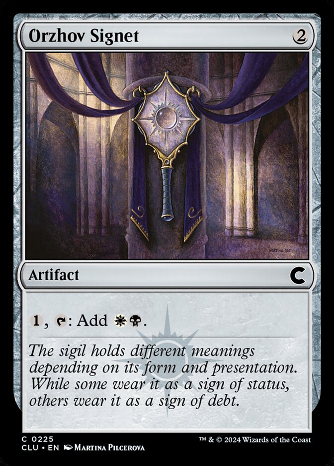 Orzhov Signet 225/284 (Ravnica: Clue Edition)  | Good Games Modbury