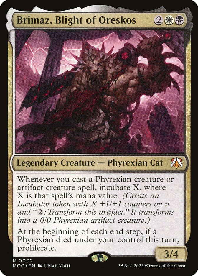 Brimaz, Blight of Oreskos 2/444 (Commander: March of the Machine)  - Foil | Good Games Modbury