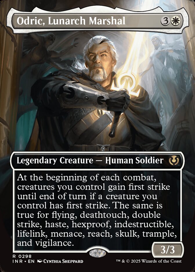 Odric, Lunarch Marshal 298 (Innistrad Remastered)  - Borderless | Good Games Modbury