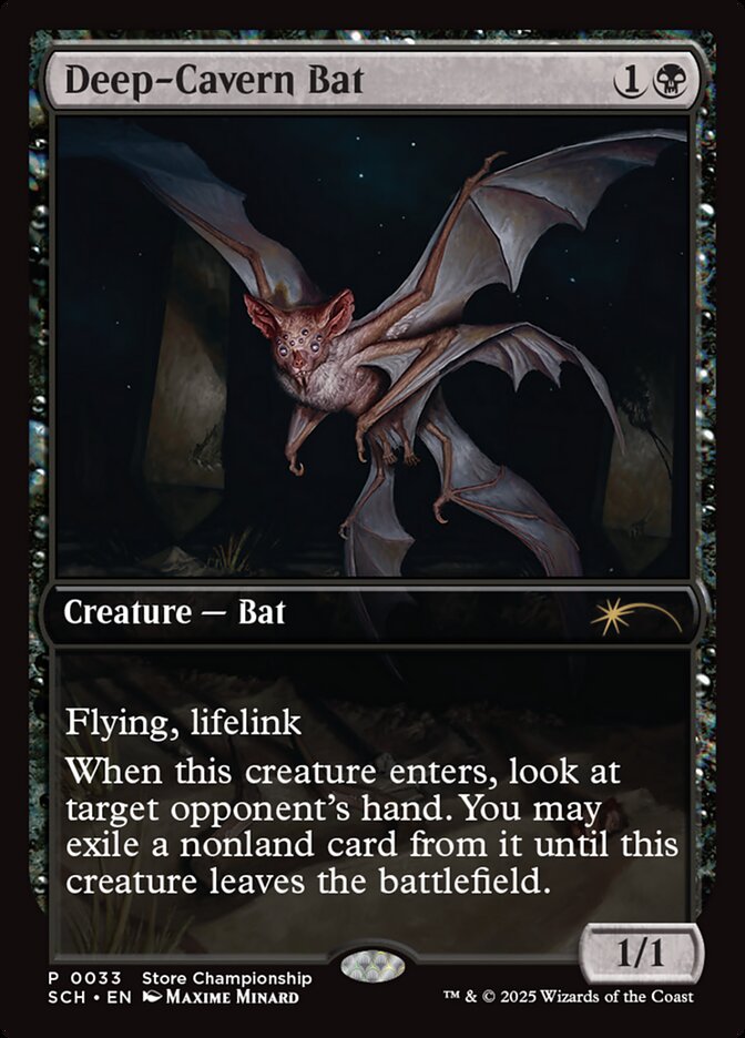 Deep-Cavern Bat 33/49 (Game Day & Store Championship Promos)  - Full Art | Good Games Modbury