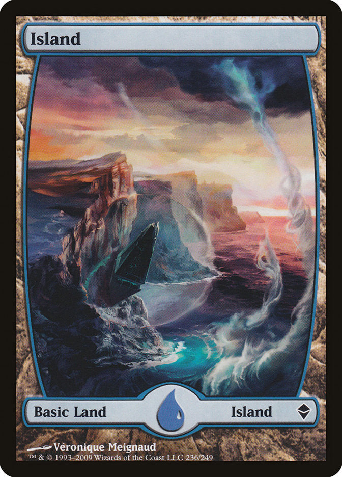 Island 236/249 (Zendikar)  - Full Art | Good Games Modbury