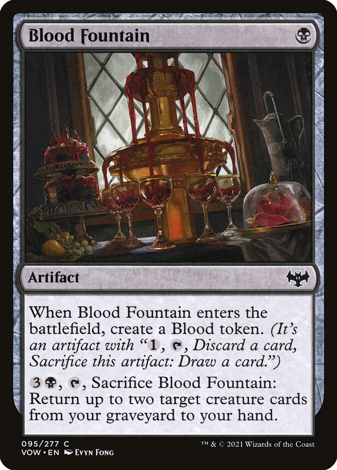 Blood Fountain 95/277 (Innistrad: Crimson Vow)  | Good Games Modbury
