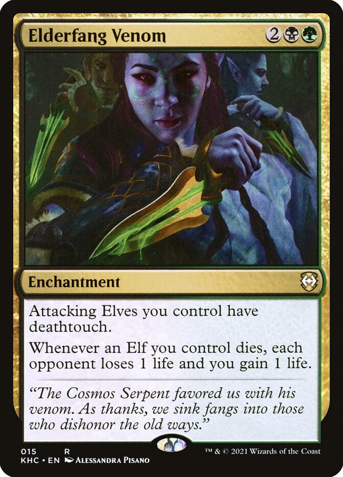 Elderfang Venom 15/1 (Commander: Kaldheim)  | Good Games Modbury