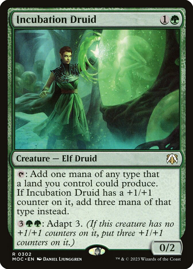 Incubation Druid 302/444 (Commander: March of the Machine)  | Good Games Modbury