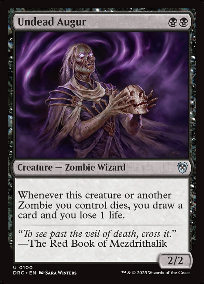 Undead Augur 100 (Commander: Aetherdrift)  | Good Games Modbury