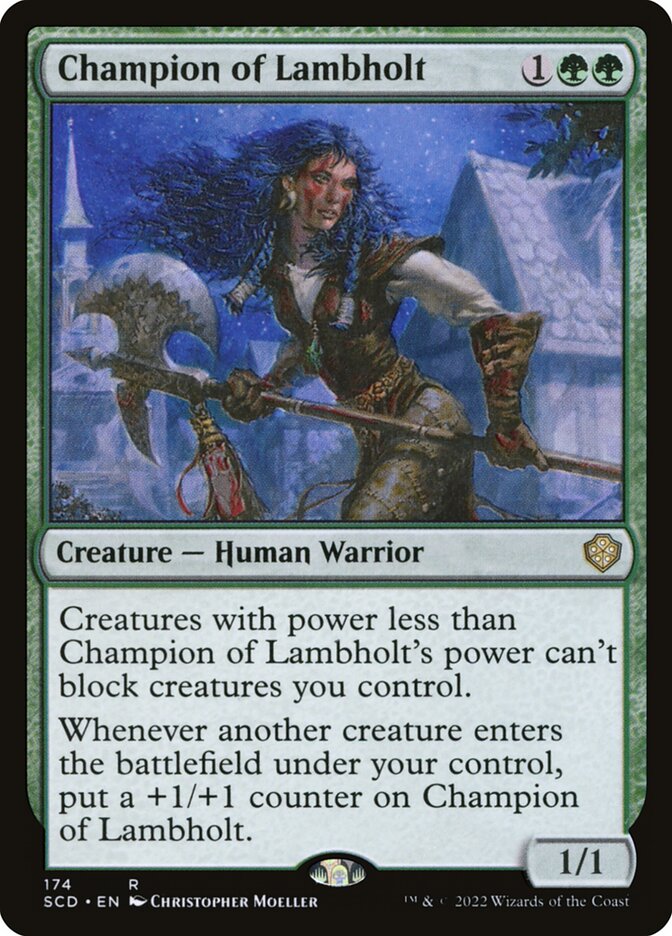 Champion of Lambholt 174/352 (Starter Commander Decks)  | Good Games Modbury