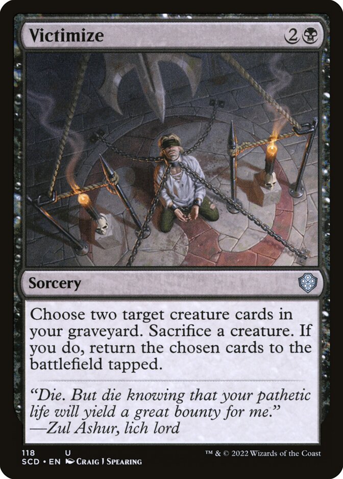 Victimize 118/352 (Starter Commander Decks)  | Good Games Modbury