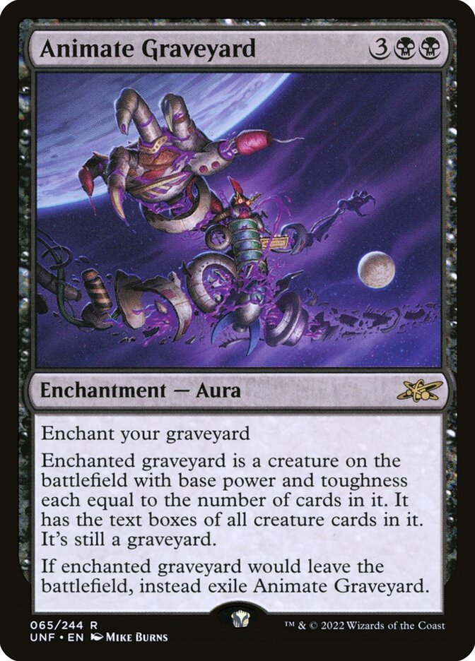 Animate Graveyard 65/244 (Unfinity)  - Foil | Good Games Modbury