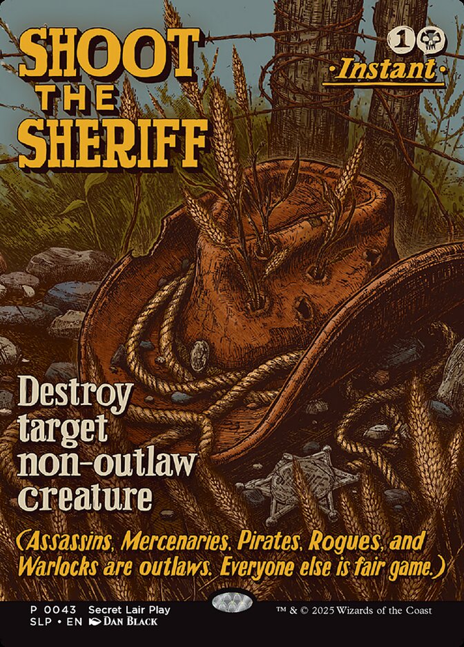 Shoot the Sheriff 43/50 (Secret Lair Showdown)  - Borderless Foil | Good Games Modbury