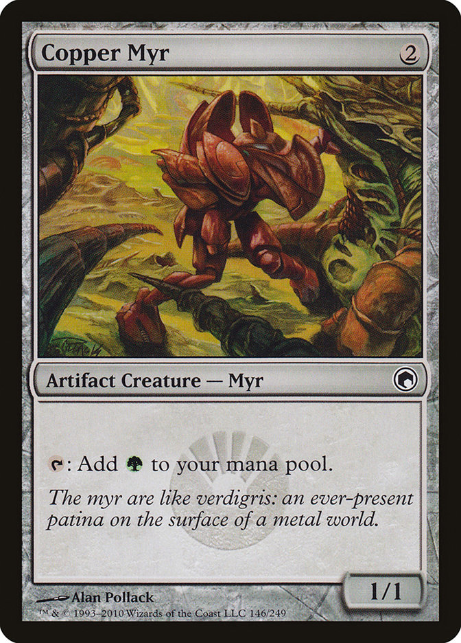 Copper Myr 146 (Scars of Mirrodin)  | Good Games Modbury