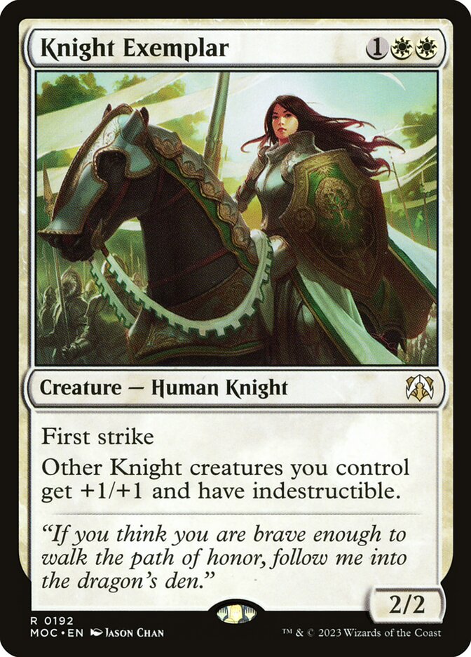 Knight Exemplar 192/444 (Commander: March of the Machine)  | Good Games Modbury