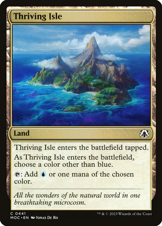 Thriving Isle 441/444 (Commander: March of the Machine)  | Good Games Modbury