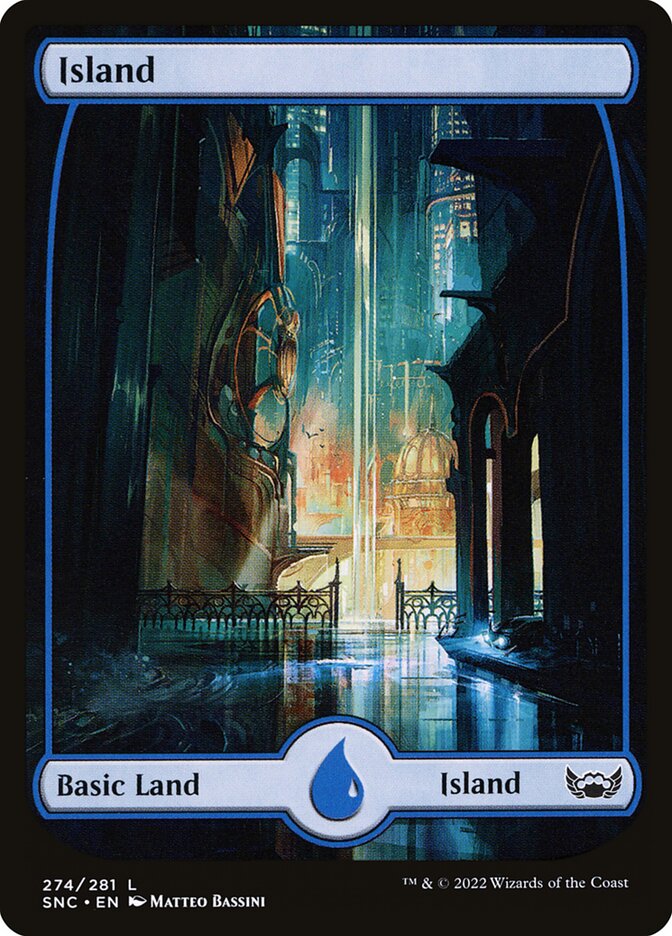 Island 274 274 (Streets of New Capenna)  - Foil | Good Games Modbury