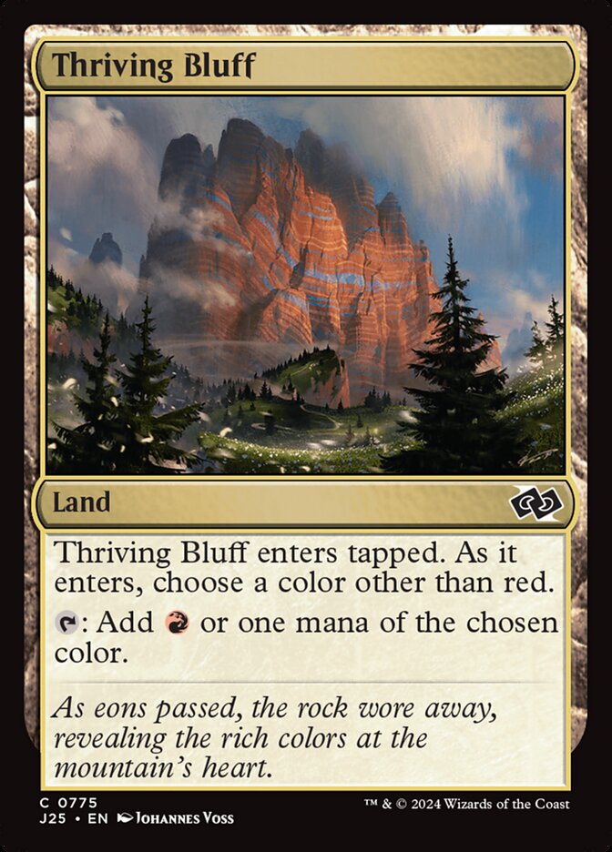 Thriving Bluff 775/779 (Foundations Jumpstart)  | Good Games Modbury