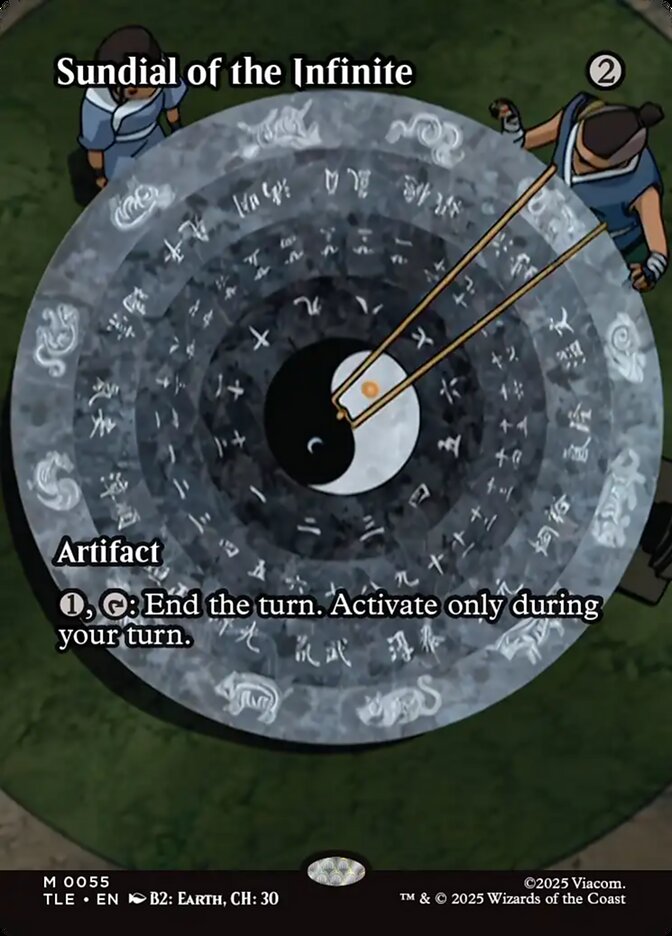 Sundial of the Infinite 55 (Avatar: The Last Airbender: Eternal-Legal)  - Borderless | Good Games Modbury