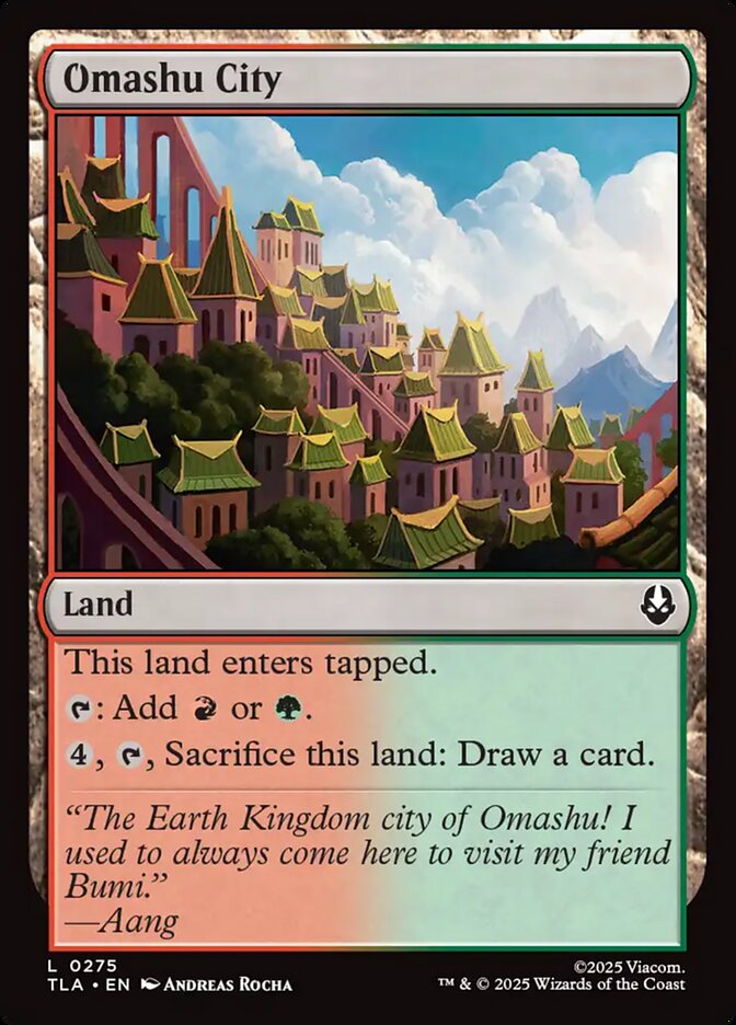Omashu City 275/286 (Avatar: The Last Airbender)  | Good Games Modbury