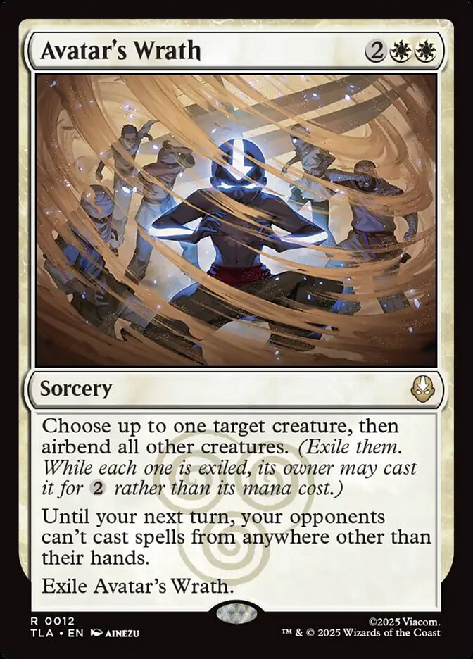 Avatar's Wrath 12/286 (Avatar: The Last Airbender)  - Foil | Good Games Modbury