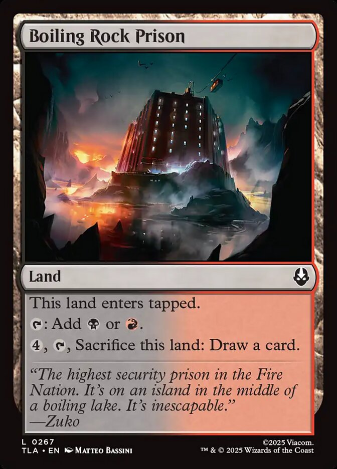 Boiling Rock Prison 267 (Avatar: The Last Airbender)  - Foil | Good Games Modbury