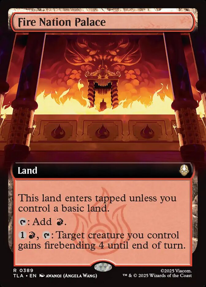 Fire Nation Palace  389/286 (Avatar: The Last Airbender)  - Extended Art  | Good Games Modbury