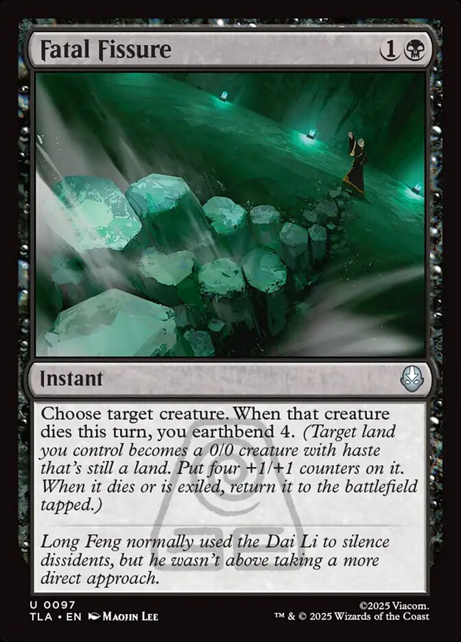 Fatal Fissure 97/286 (Avatar: The Last Airbender)  - Foil | Good Games Modbury