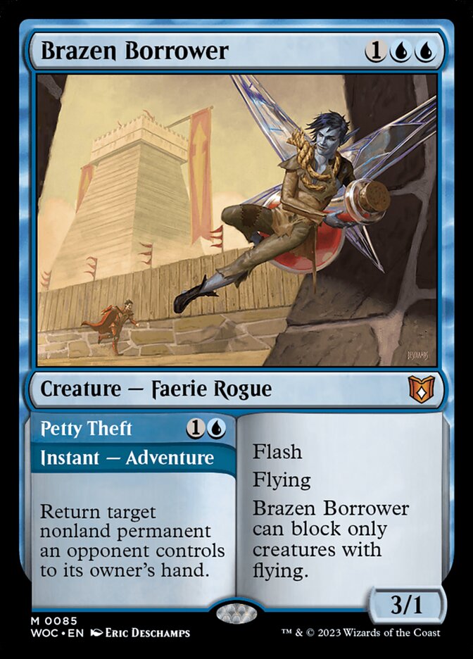 Brazen Borrower // Petty Theft 85/173 (Commander: Wilds of Eldraine)  | Good Games Modbury