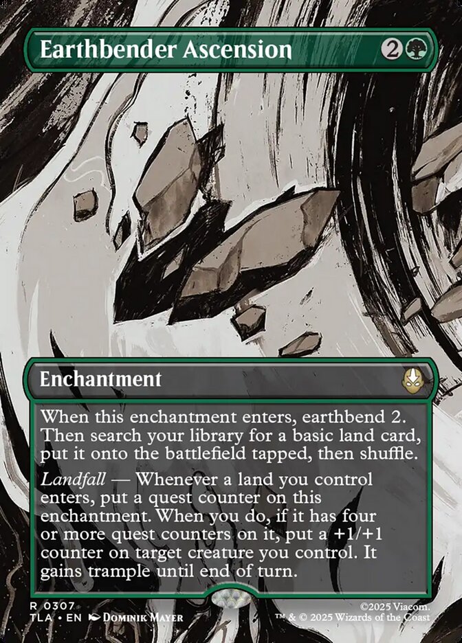 Earthbender Ascension  307/286 (Avatar: The Last Airbender)  - Borderless Foil | Good Games Modbury
