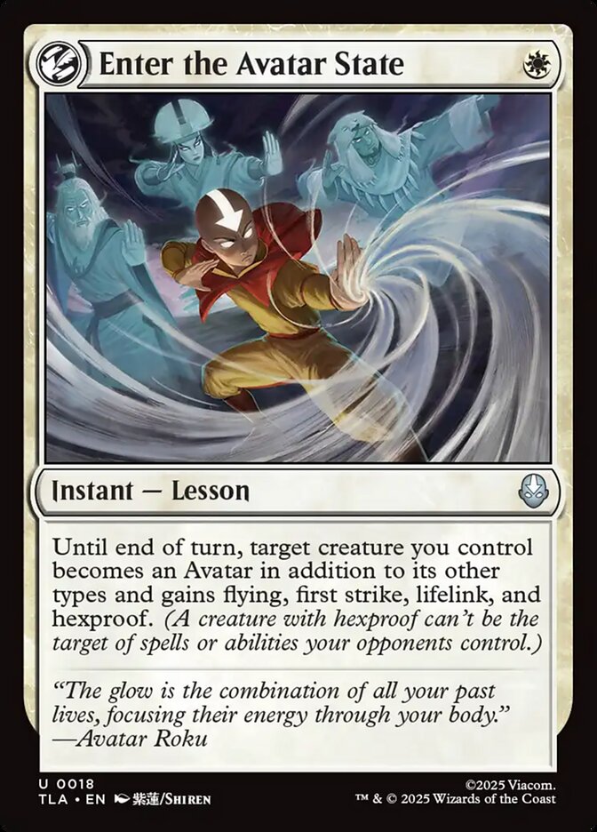 Enter the Avatar State 18 (Avatar: The Last Airbender)  - Foil | Good Games Modbury